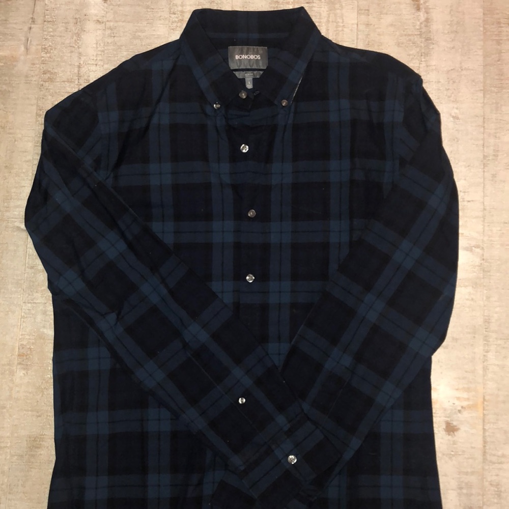 Bonobos Plaid Button Down Shirt